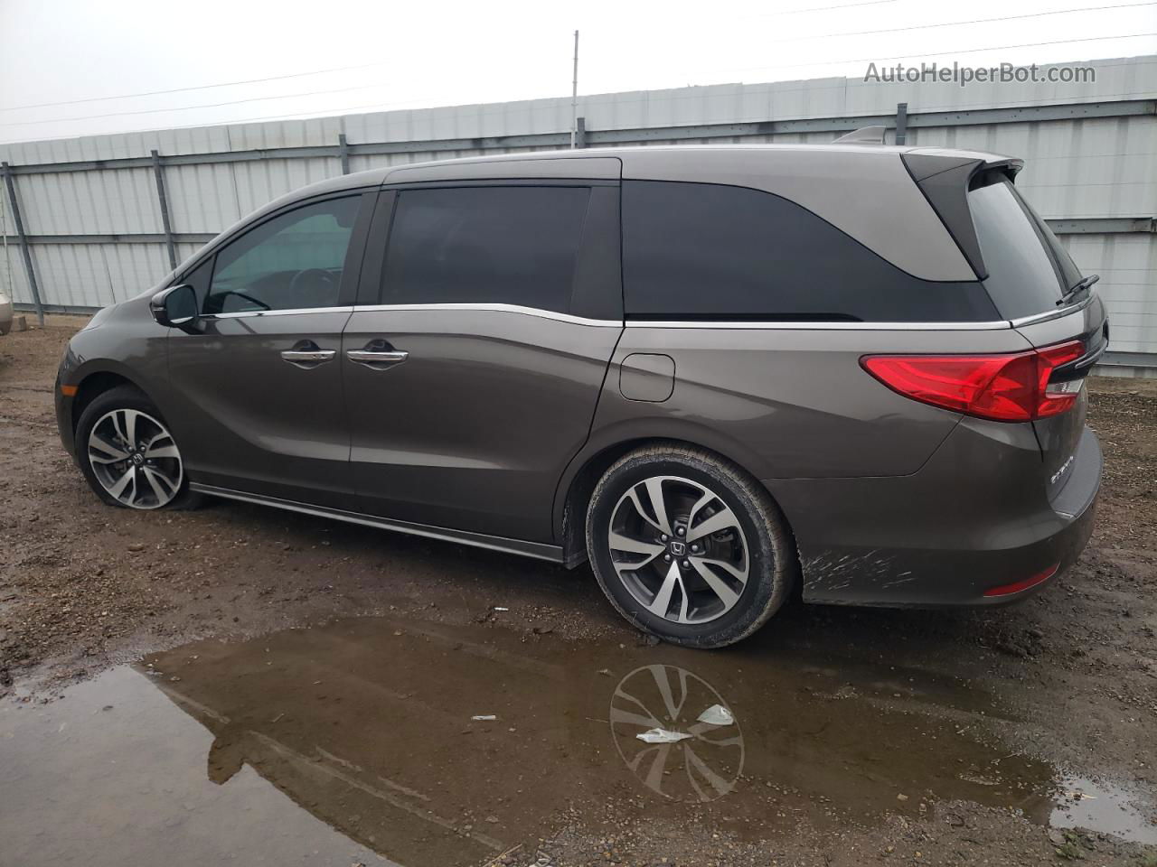 2021 Honda Odyssey Touring Brown vin: 5FNRL6H89MB010464