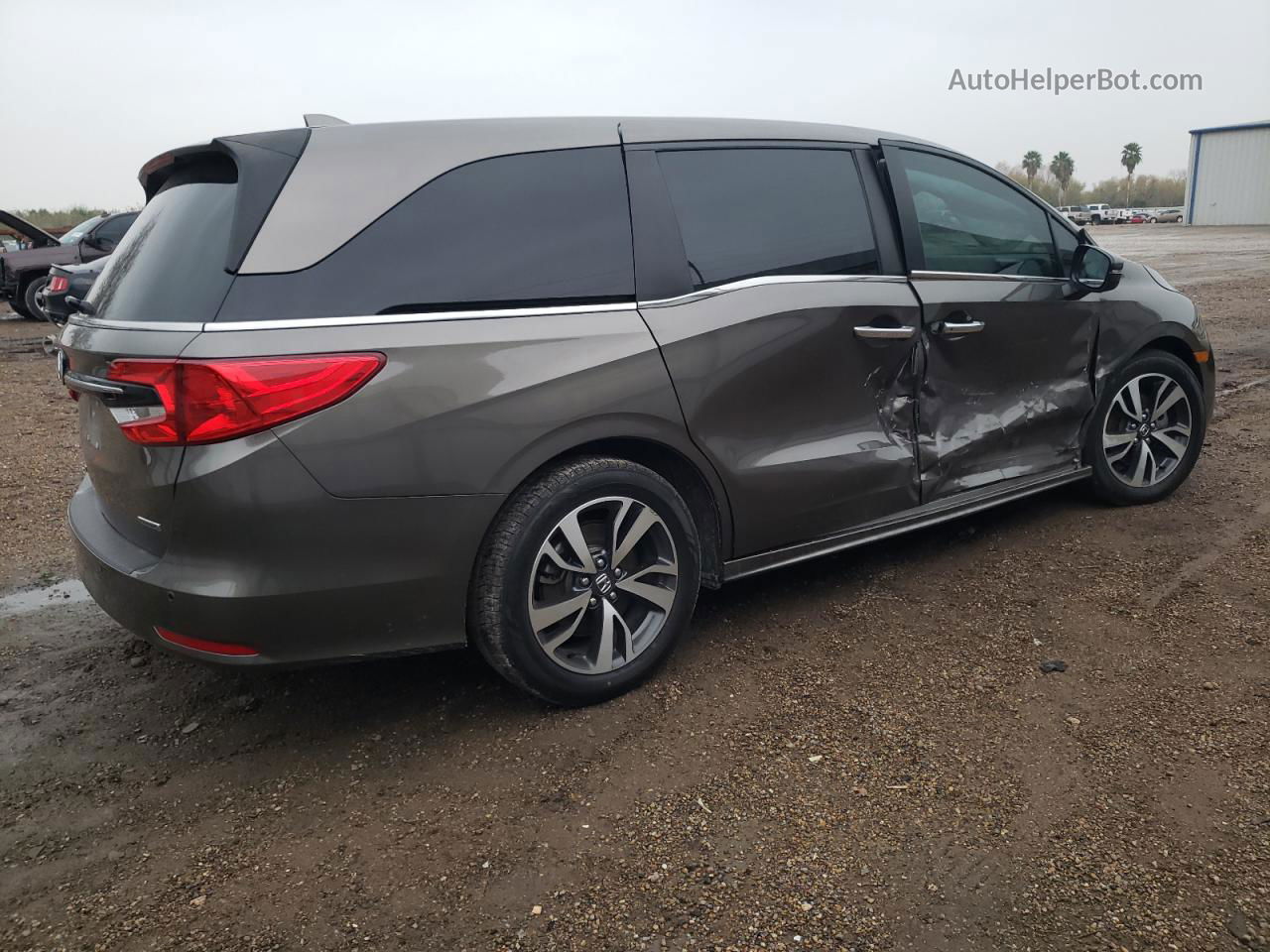 2021 Honda Odyssey Touring Brown vin: 5FNRL6H89MB010464