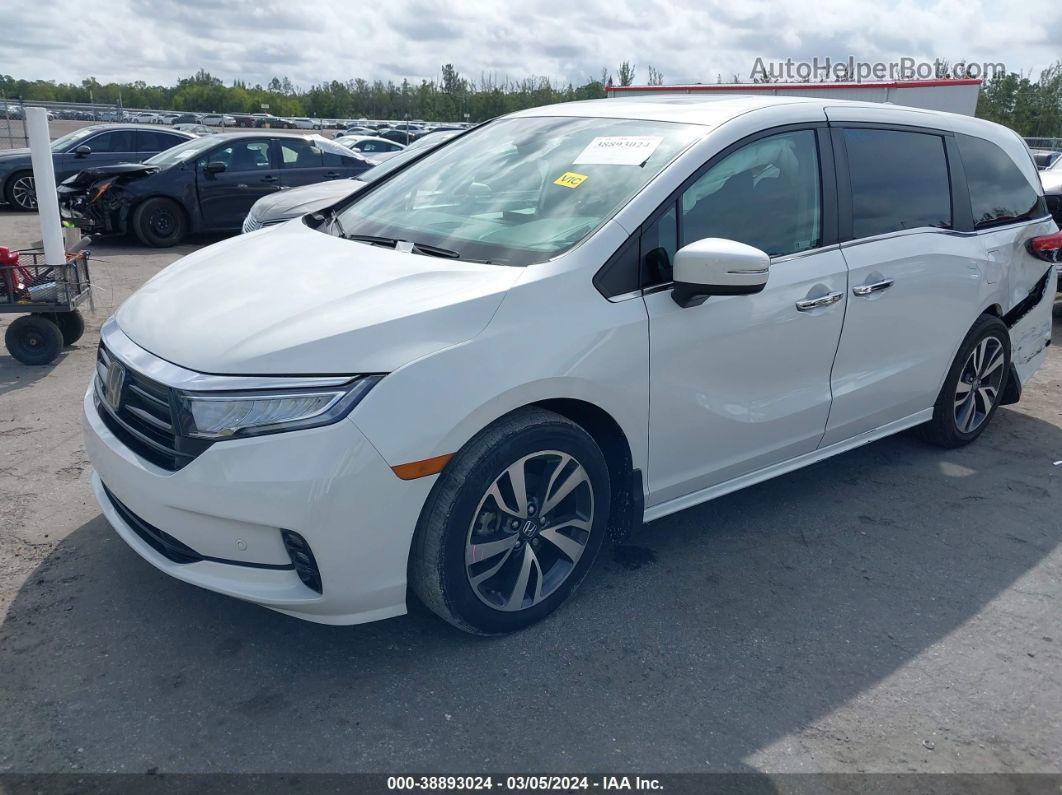 2021 Honda Odyssey Touring White vin: 5FNRL6H89MB038099