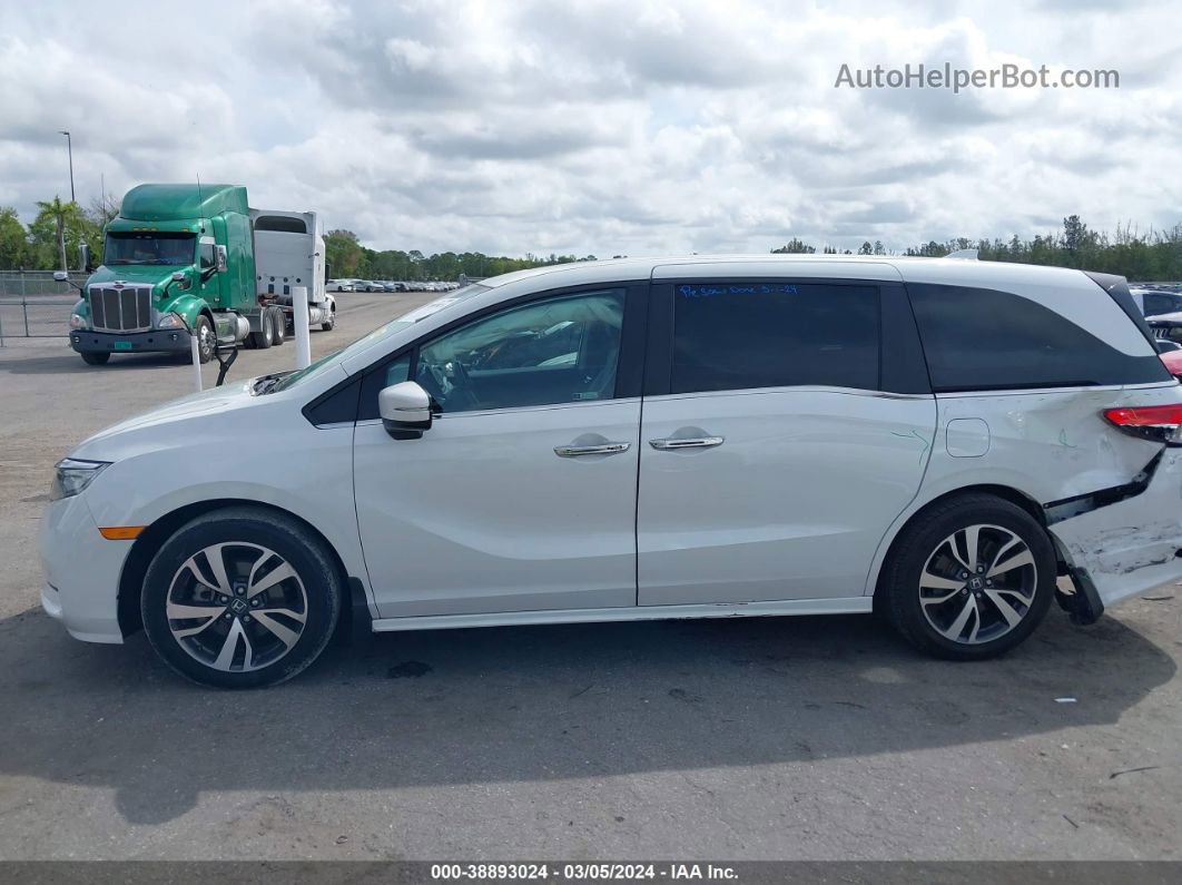 2021 Honda Odyssey Touring White vin: 5FNRL6H89MB038099