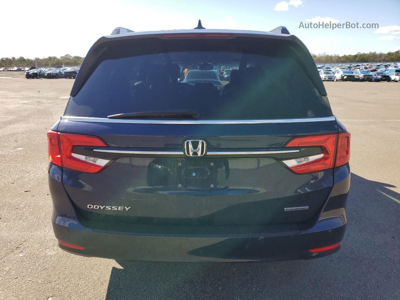 2021 Honda Odyssey Touring Blue vin: 5FNRL6H89MB040516