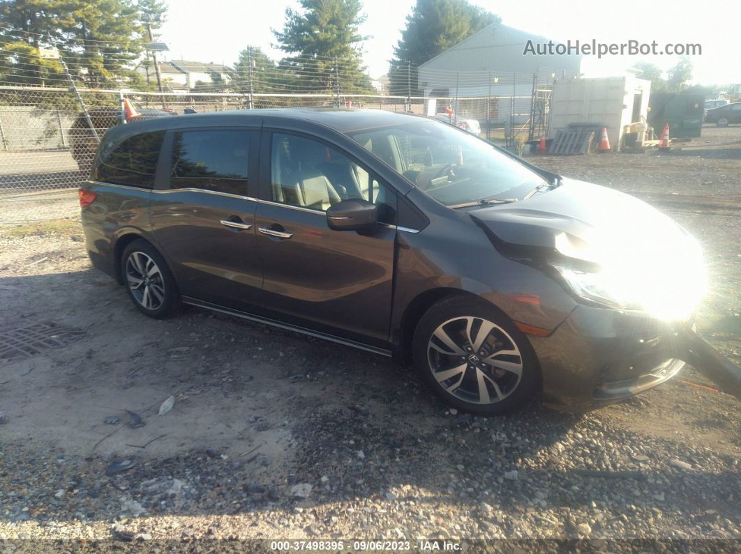 2021 Honda Odyssey Touring Gray vin: 5FNRL6H89MB006737