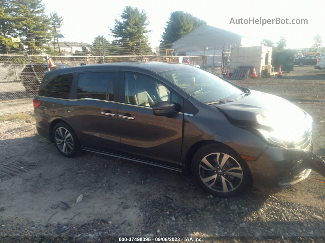 2021 Honda Odyssey Touring Gray vin: 5FNRL6H89MB006737