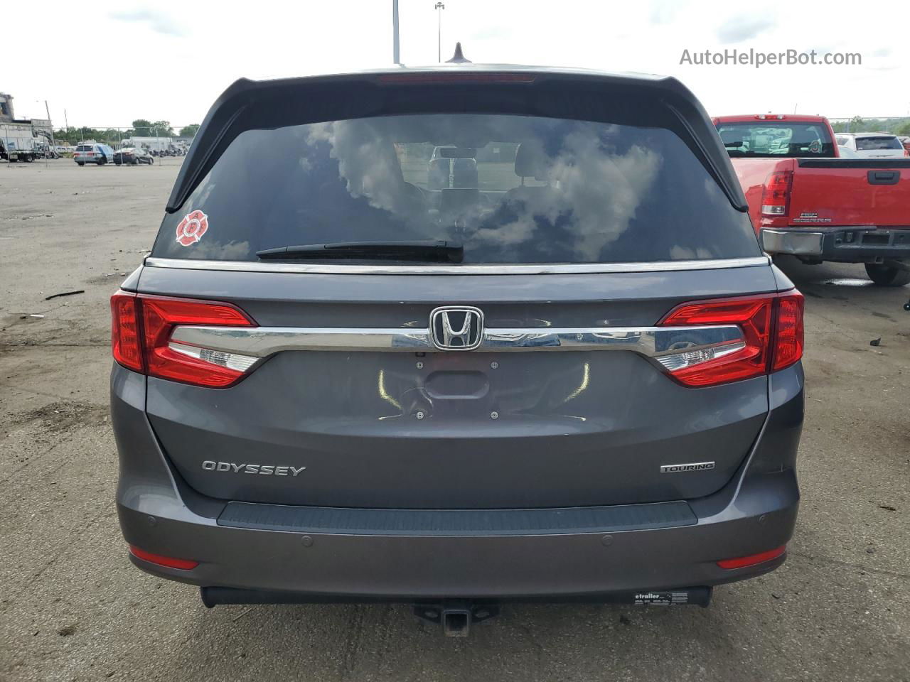 2019 Honda Odyssey Touring Серый vin: 5FNRL6H8XKB019669