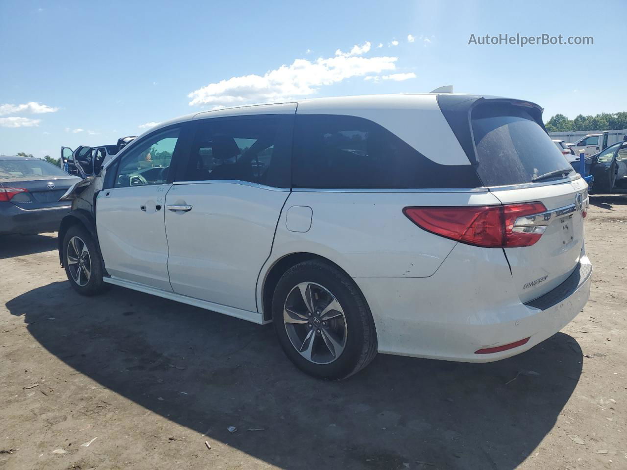 2020 Honda Odyssey Touring Белый vin: 5FNRL6H8XLB007619