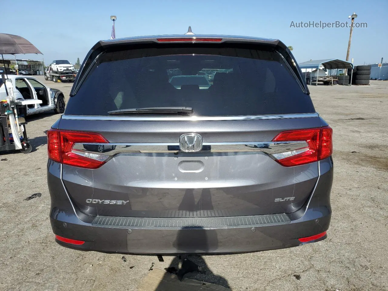 2019 Honda Odyssey Elite Gray vin: 5FNRL6H90KB012786