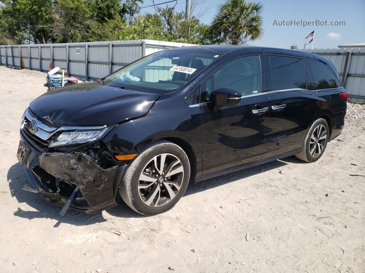 2020 Honda Odyssey Elite Black vin: 5FNRL6H90LB033915