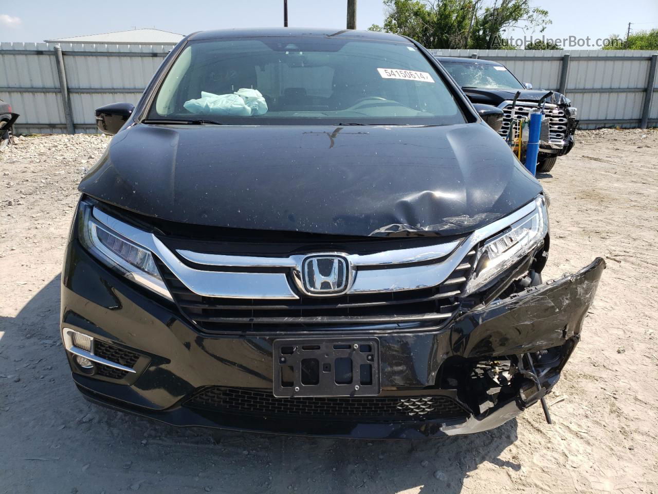 2020 Honda Odyssey Elite Черный vin: 5FNRL6H90LB033915