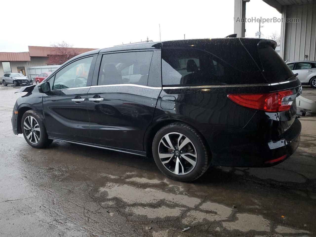 2020 Honda Odyssey Elite Черный vin: 5FNRL6H90LB037415