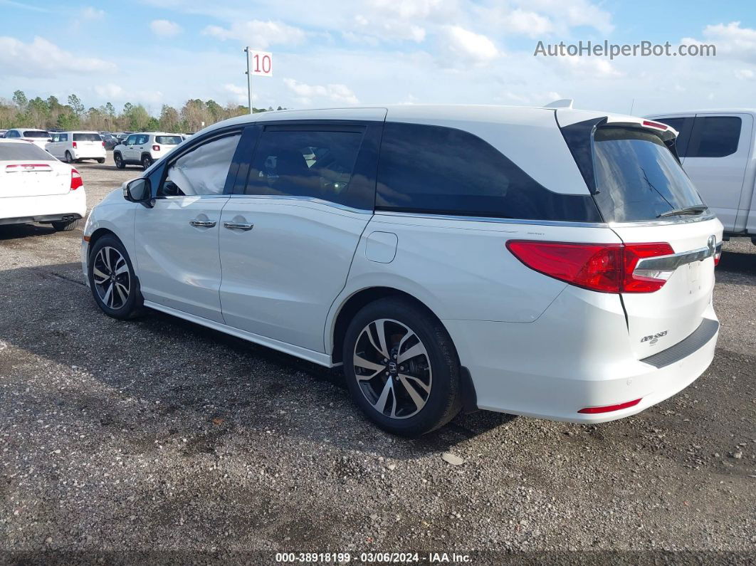 2020 Honda Odyssey Elite White vin: 5FNRL6H90LB038452