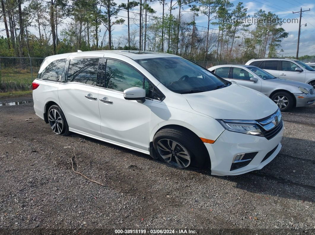 2020 Honda Odyssey Elite White vin: 5FNRL6H90LB038452