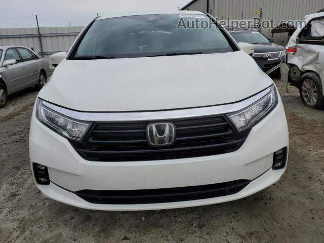 2021 Honda Odyssey Elite White vin: 5FNRL6H90MB000057