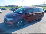 2021 Honda Odyssey Elite Maroon vin: 5FNRL6H90MB007445