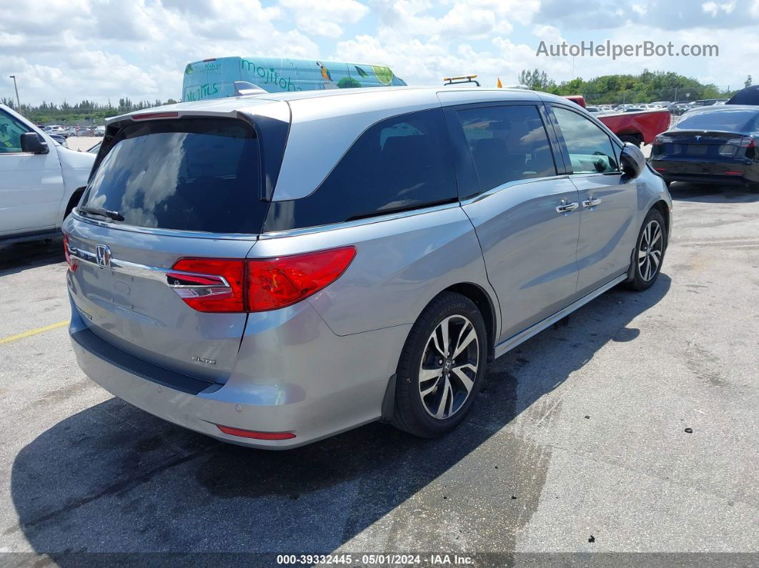 2019 Honda Odyssey Elite Silver vin: 5FNRL6H91KB019293