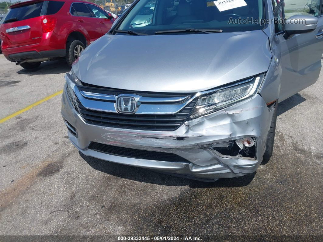 2019 Honda Odyssey Elite Silver vin: 5FNRL6H91KB019293