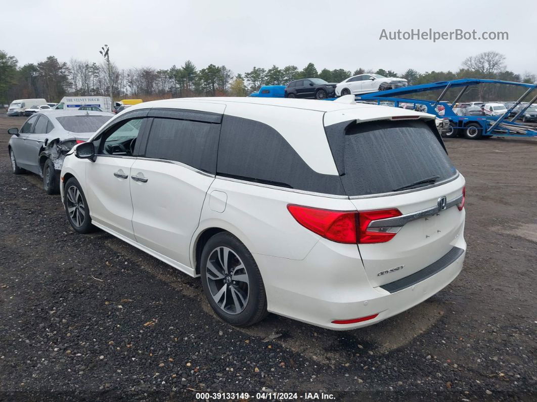 2019 Honda Odyssey Elite White vin: 5FNRL6H91KB022288