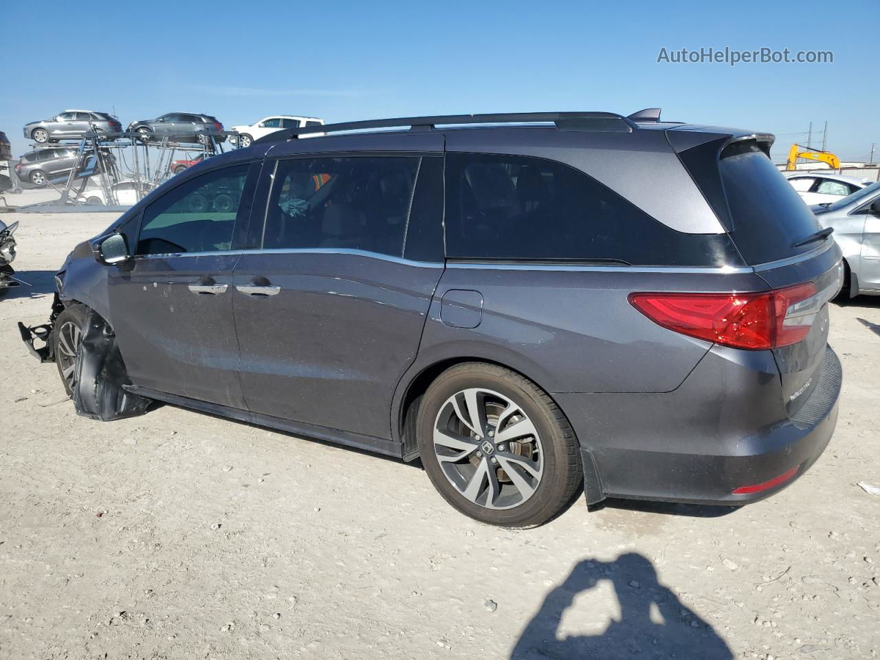 2019 Honda Odyssey Elite Gray vin: 5FNRL6H91KB048521