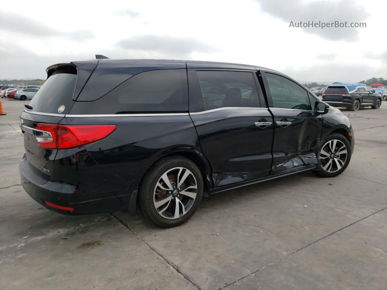 2019 Honda Odyssey Elite Black vin: 5FNRL6H91KB108636