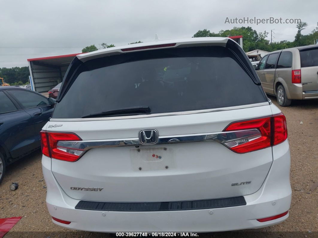 2020 Honda Odyssey Elite White vin: 5FNRL6H91LB020980