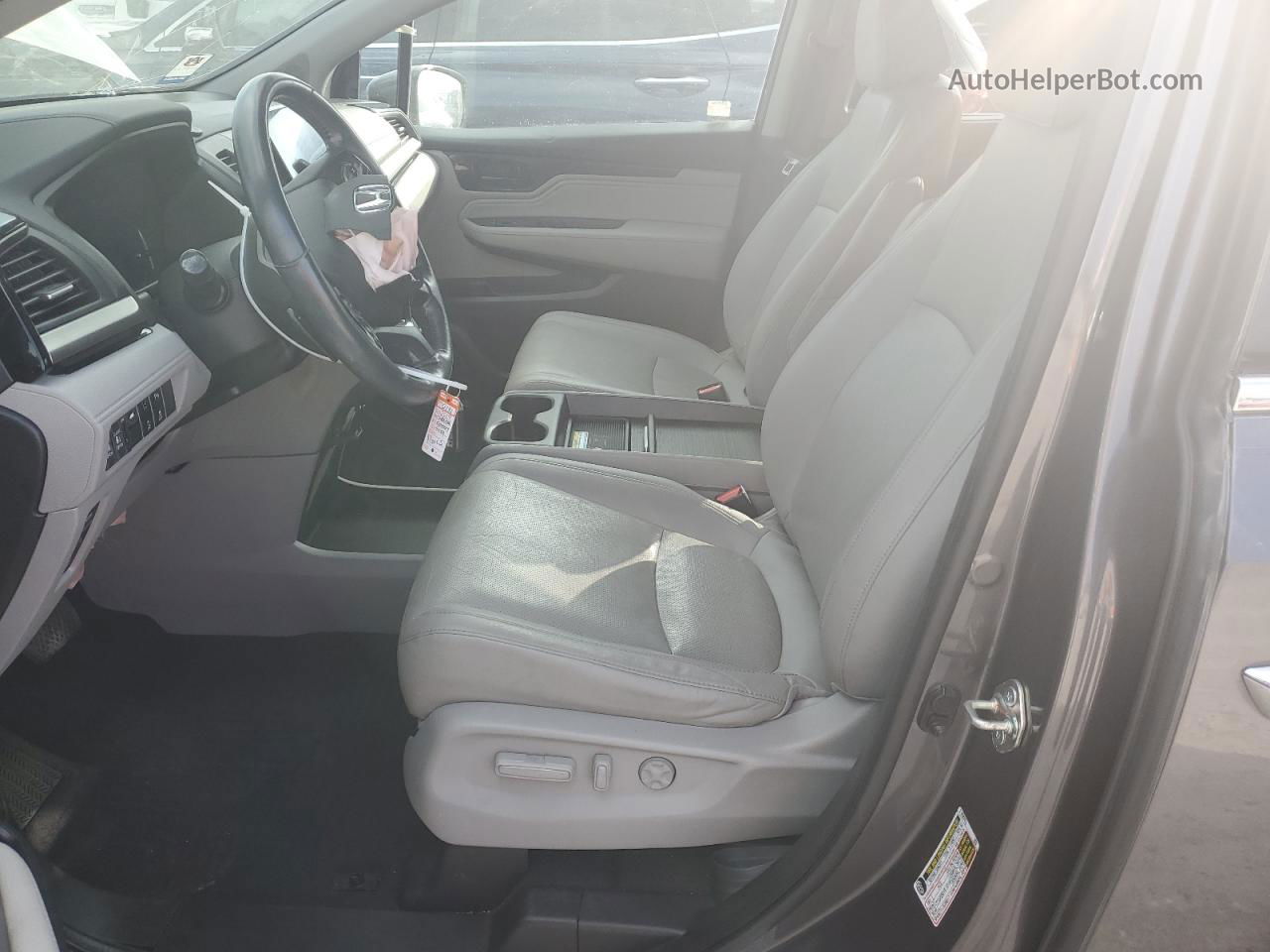 2019 Honda Odyssey Elite Gray vin: 5FNRL6H92KB007122