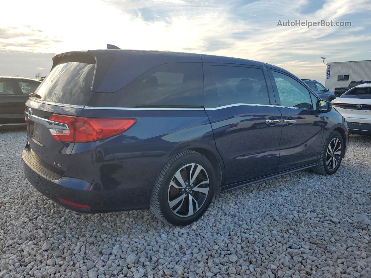 2019 Honda Odyssey Elite Blue vin: 5FNRL6H92KB027872