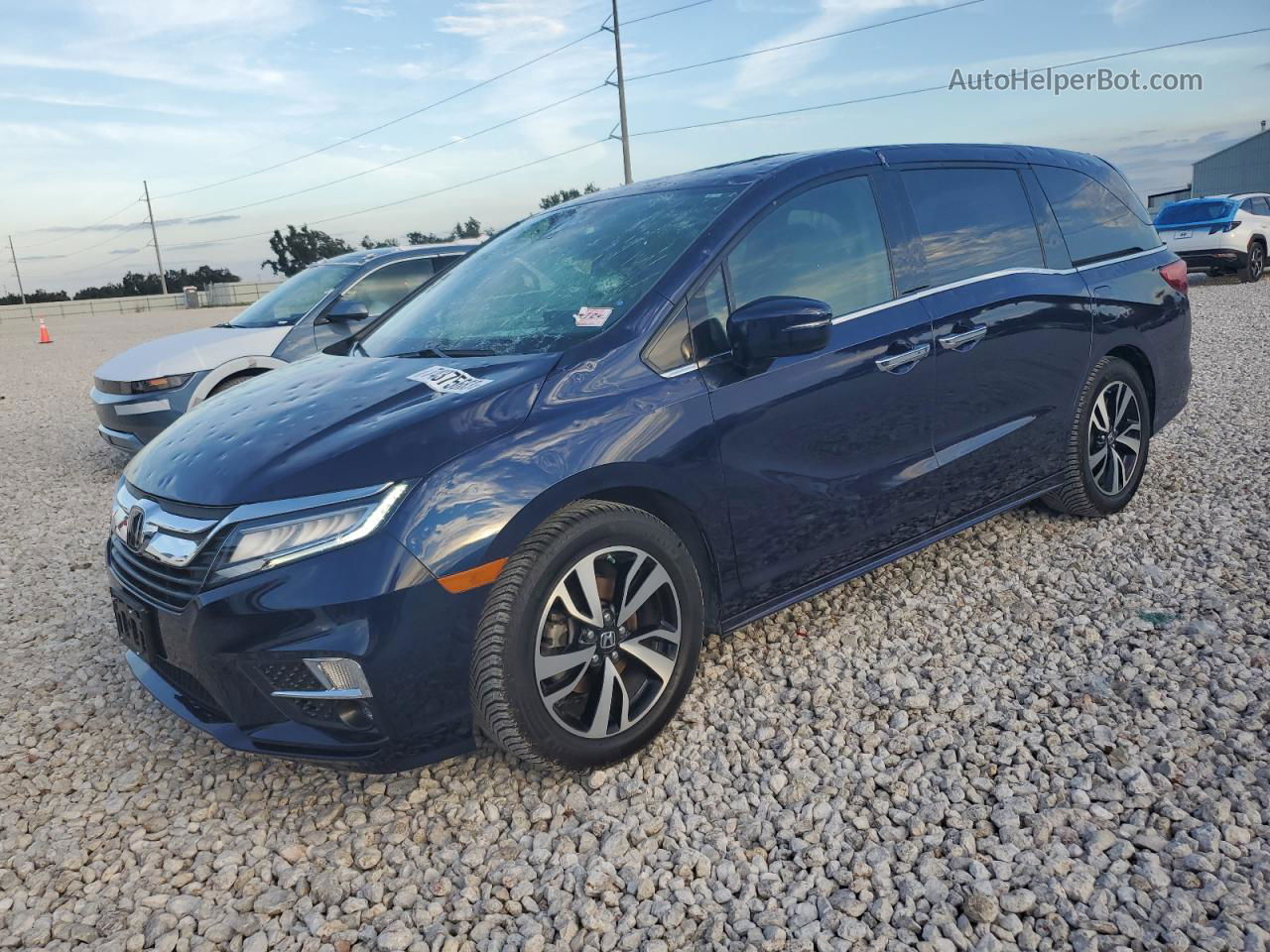 2019 Honda Odyssey Elite Blue vin: 5FNRL6H92KB027872