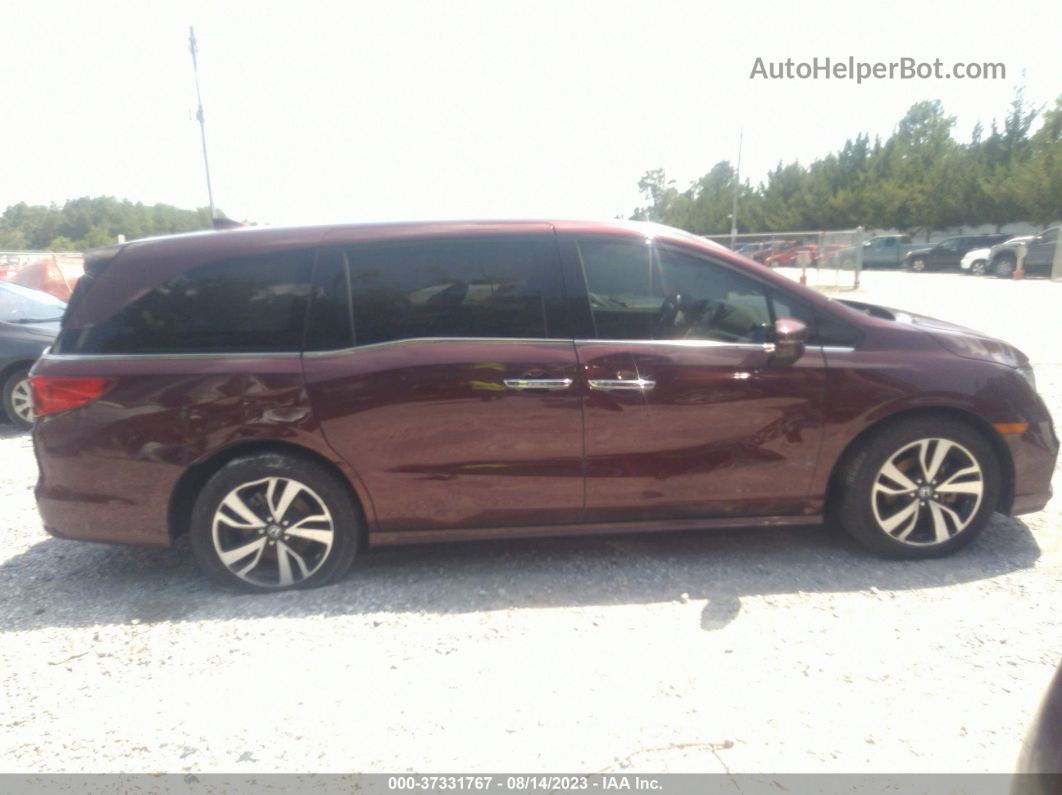 2019 Honda Odyssey Elite Maroon vin: 5FNRL6H92KB085819