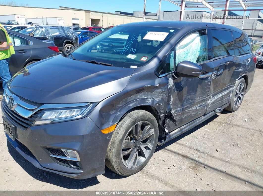 2019 Honda Odyssey Elite Gray vin: 5FNRL6H92KB102893