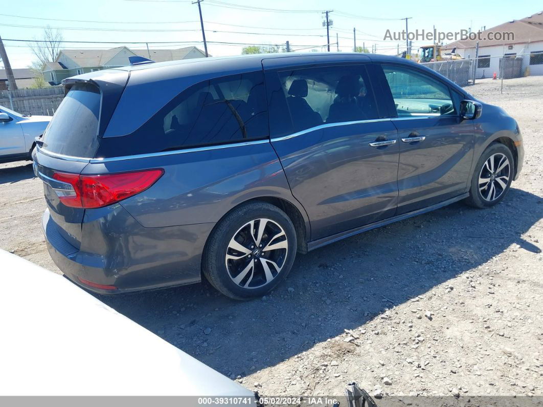 2019 Honda Odyssey Elite Gray vin: 5FNRL6H92KB102893