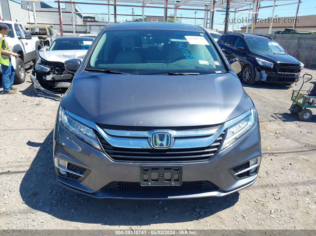 2019 Honda Odyssey Elite Gray vin: 5FNRL6H92KB102893