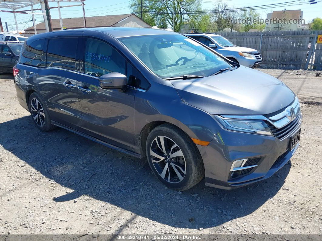 2019 Honda Odyssey Elite Gray vin: 5FNRL6H92KB102893