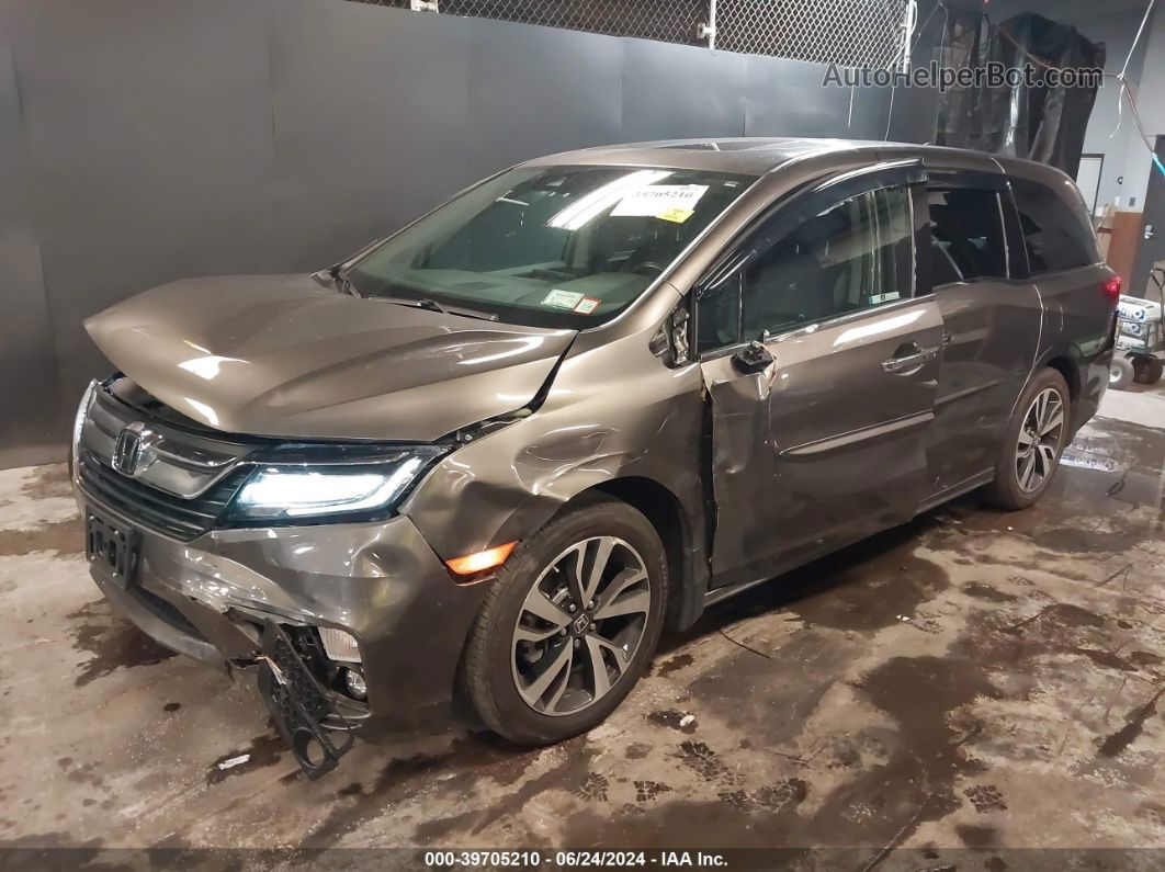 2020 Honda Odyssey Elite Gray vin: 5FNRL6H92LB014315