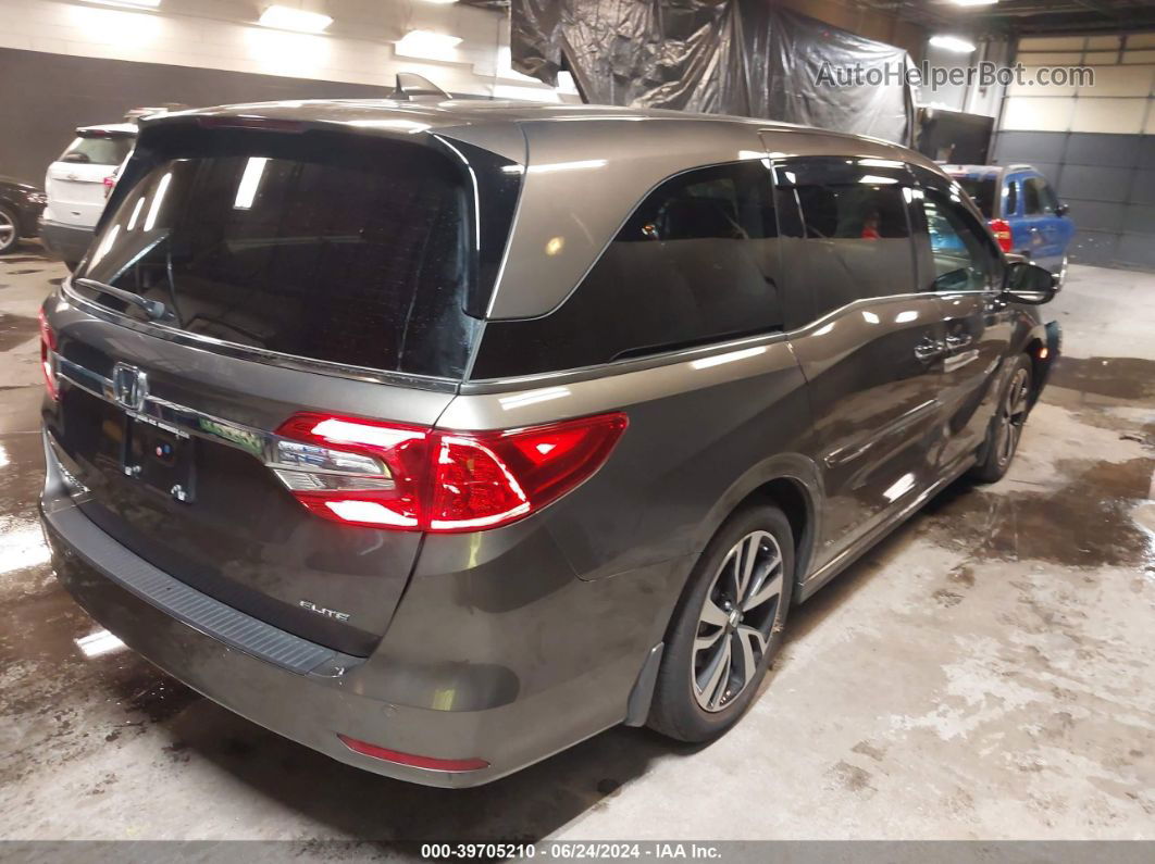 2020 Honda Odyssey Elite Gray vin: 5FNRL6H92LB014315