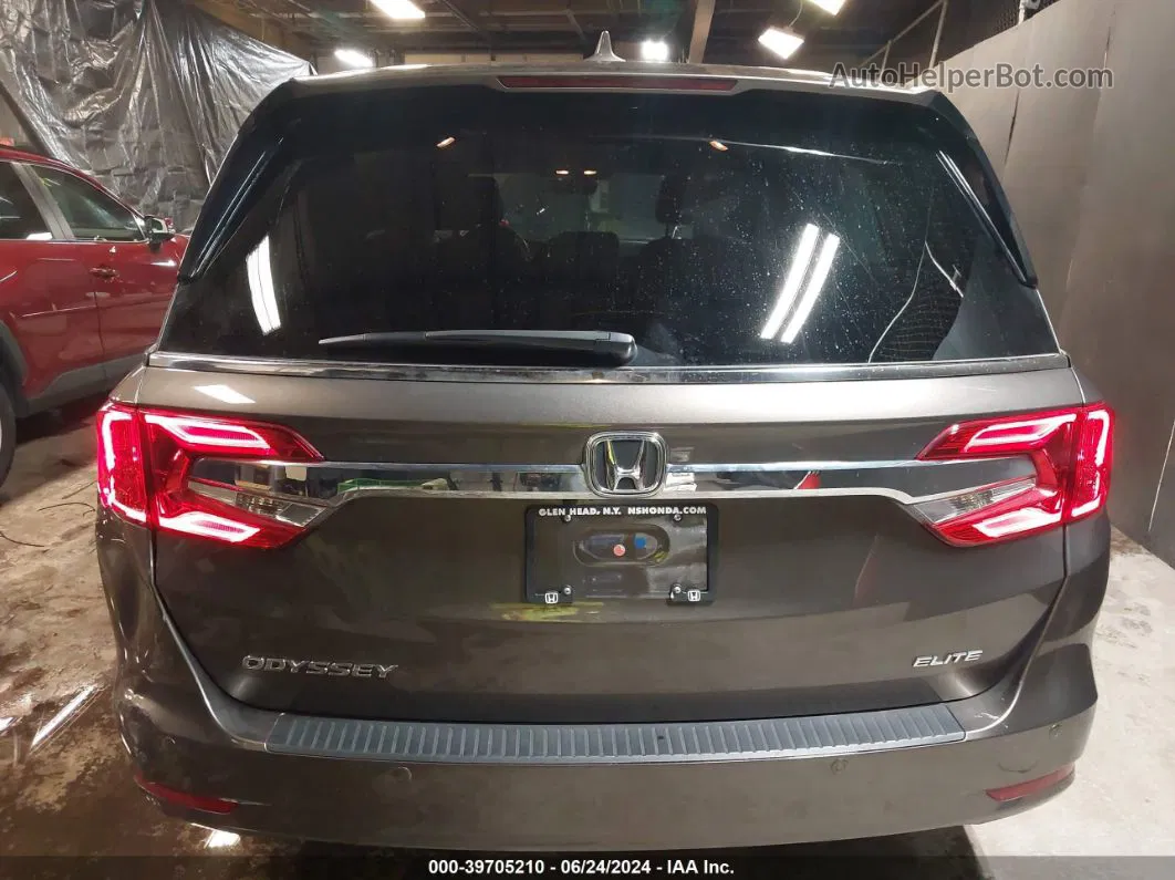 2020 Honda Odyssey Elite Gray vin: 5FNRL6H92LB014315