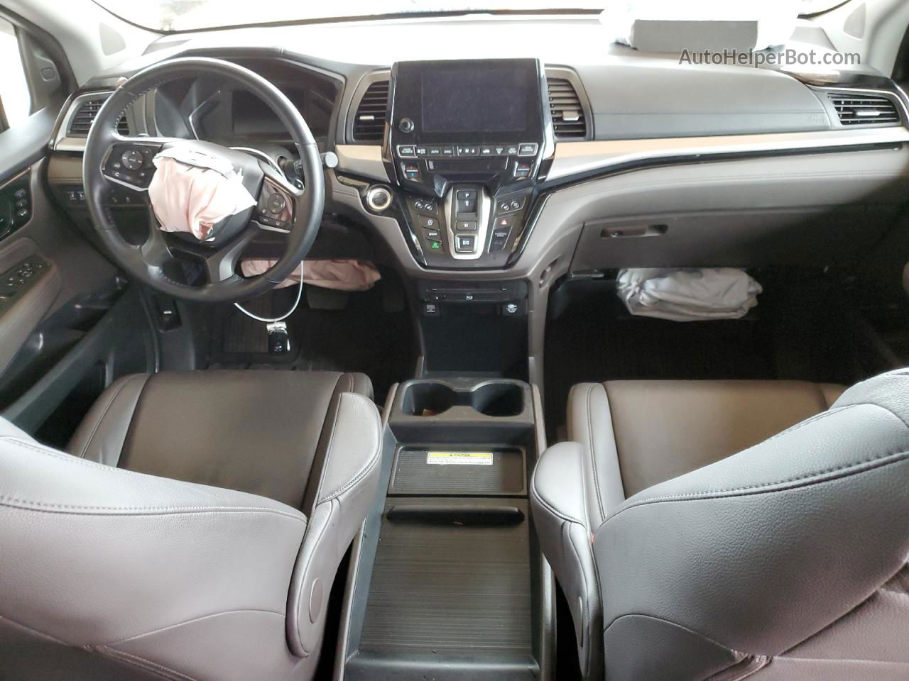 2020 Honda Odyssey Elite Черный vin: 5FNRL6H93LB024920