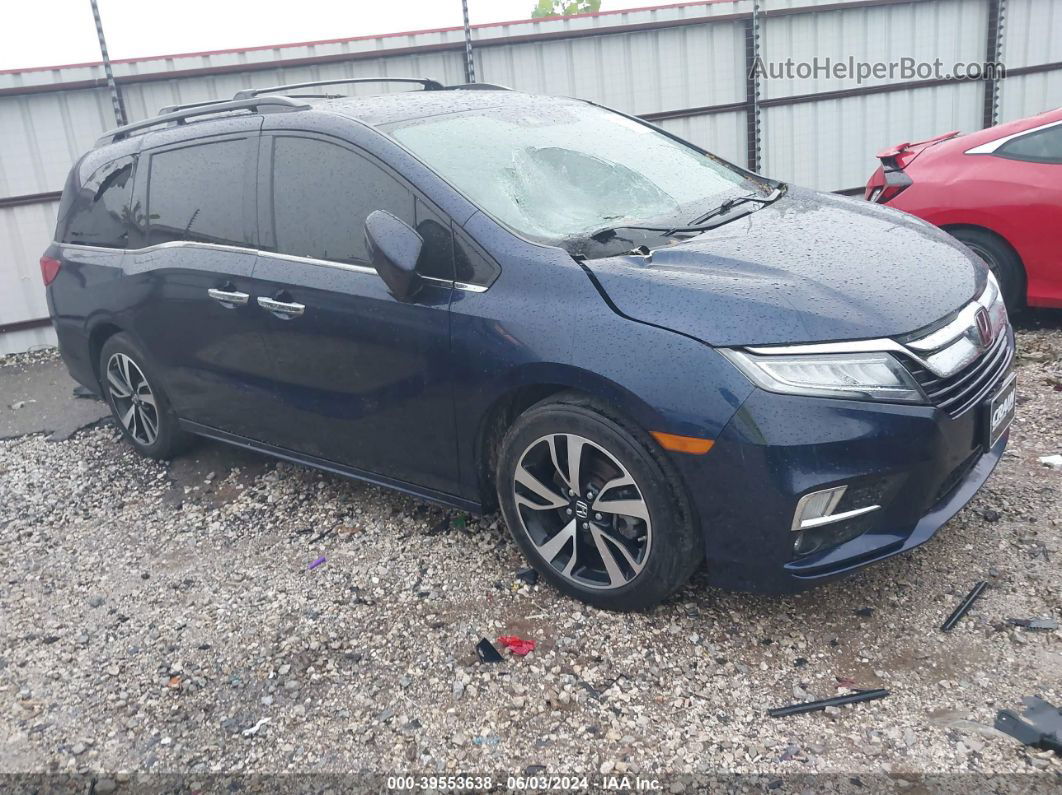 2020 Honda Odyssey Elite Синий vin: 5FNRL6H93LB064737