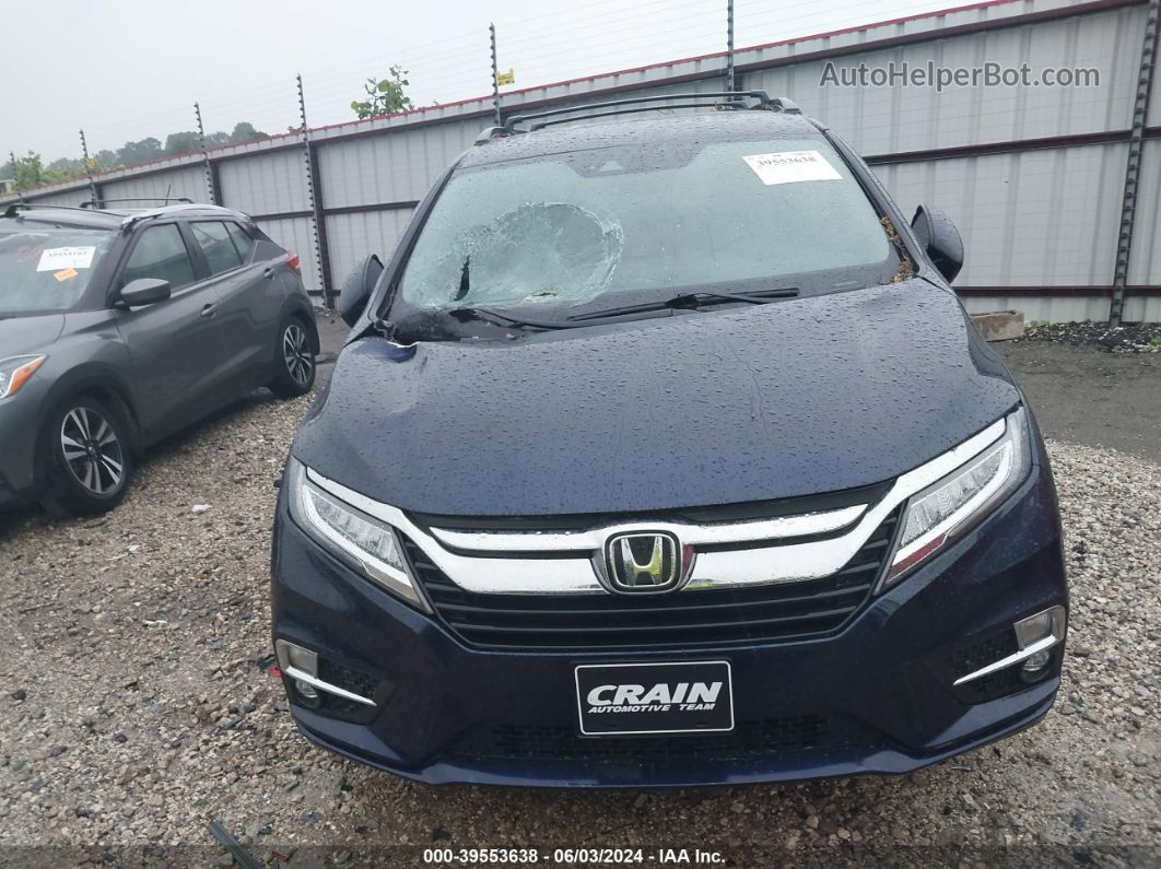 2020 Honda Odyssey Elite Синий vin: 5FNRL6H93LB064737