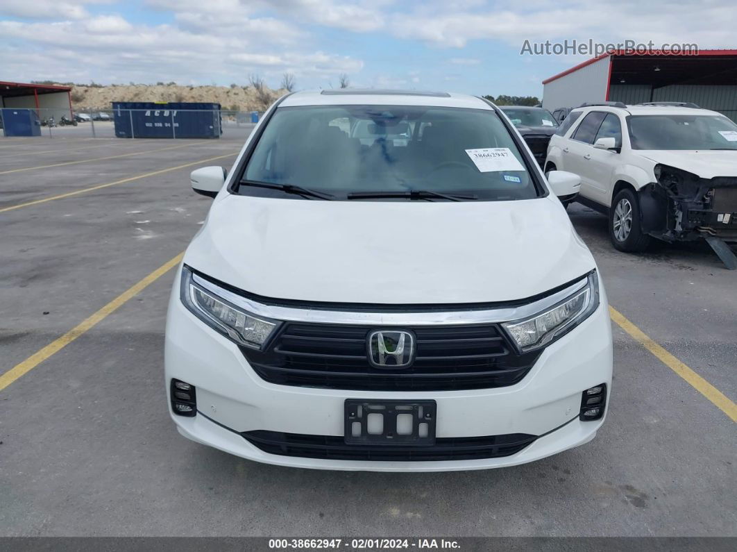 2021 Honda Odyssey Elite White vin: 5FNRL6H93MB009433