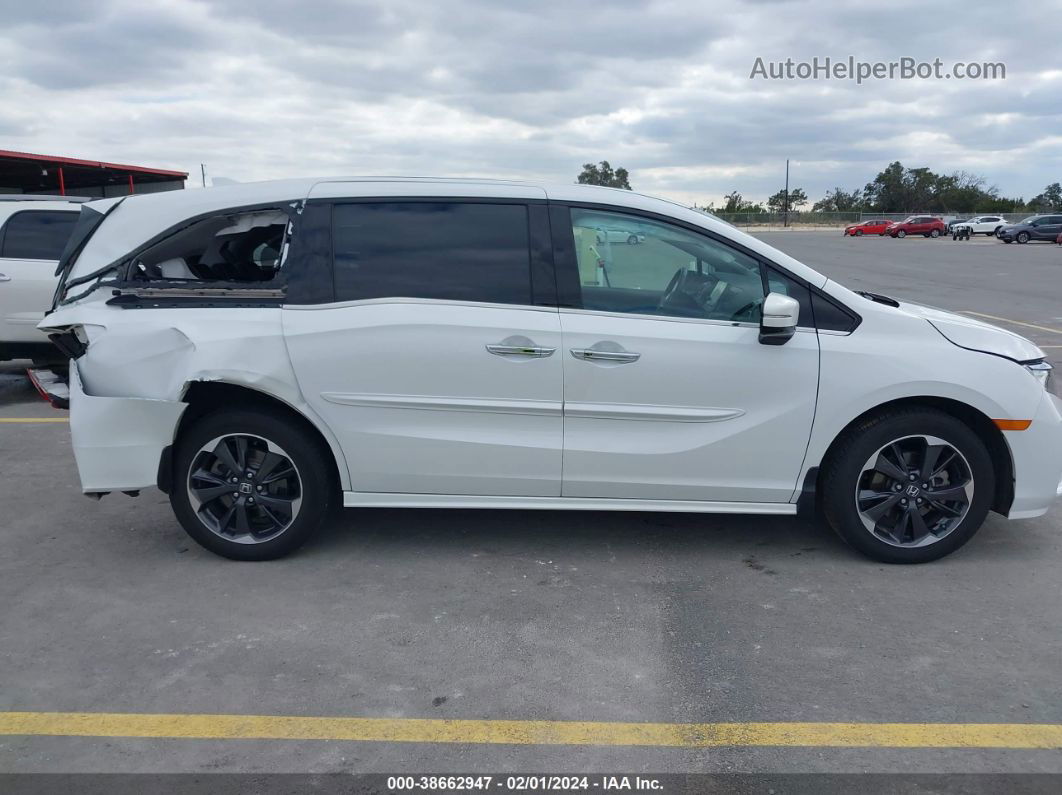 2021 Honda Odyssey Elite White vin: 5FNRL6H93MB009433