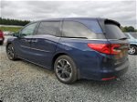 2021 Honda Odyssey Elite Синий vin: 5FNRL6H93MB014311