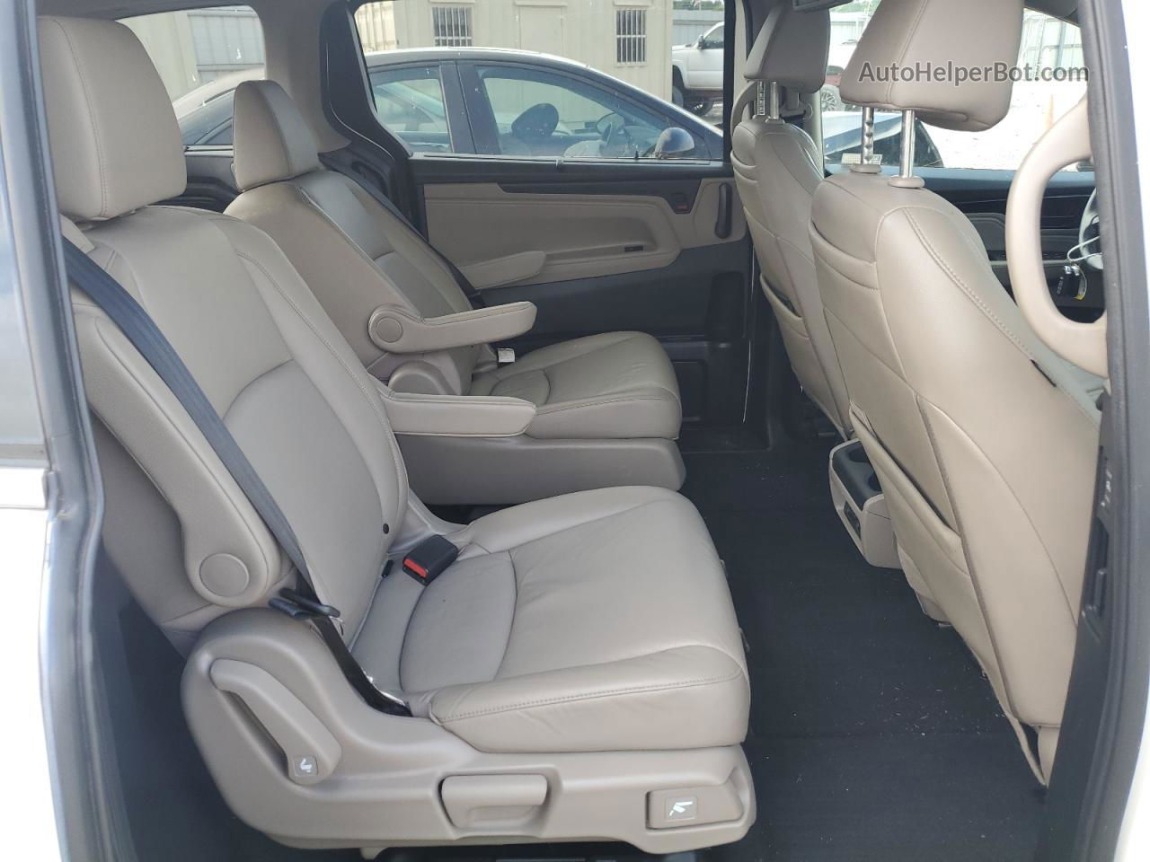 2019 Honda Odyssey Elite White vin: 5FNRL6H94KB004836