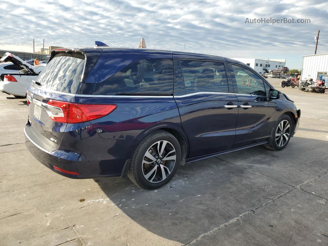 2019 Honda Odyssey Elite Blue vin: 5FNRL6H94KB006327