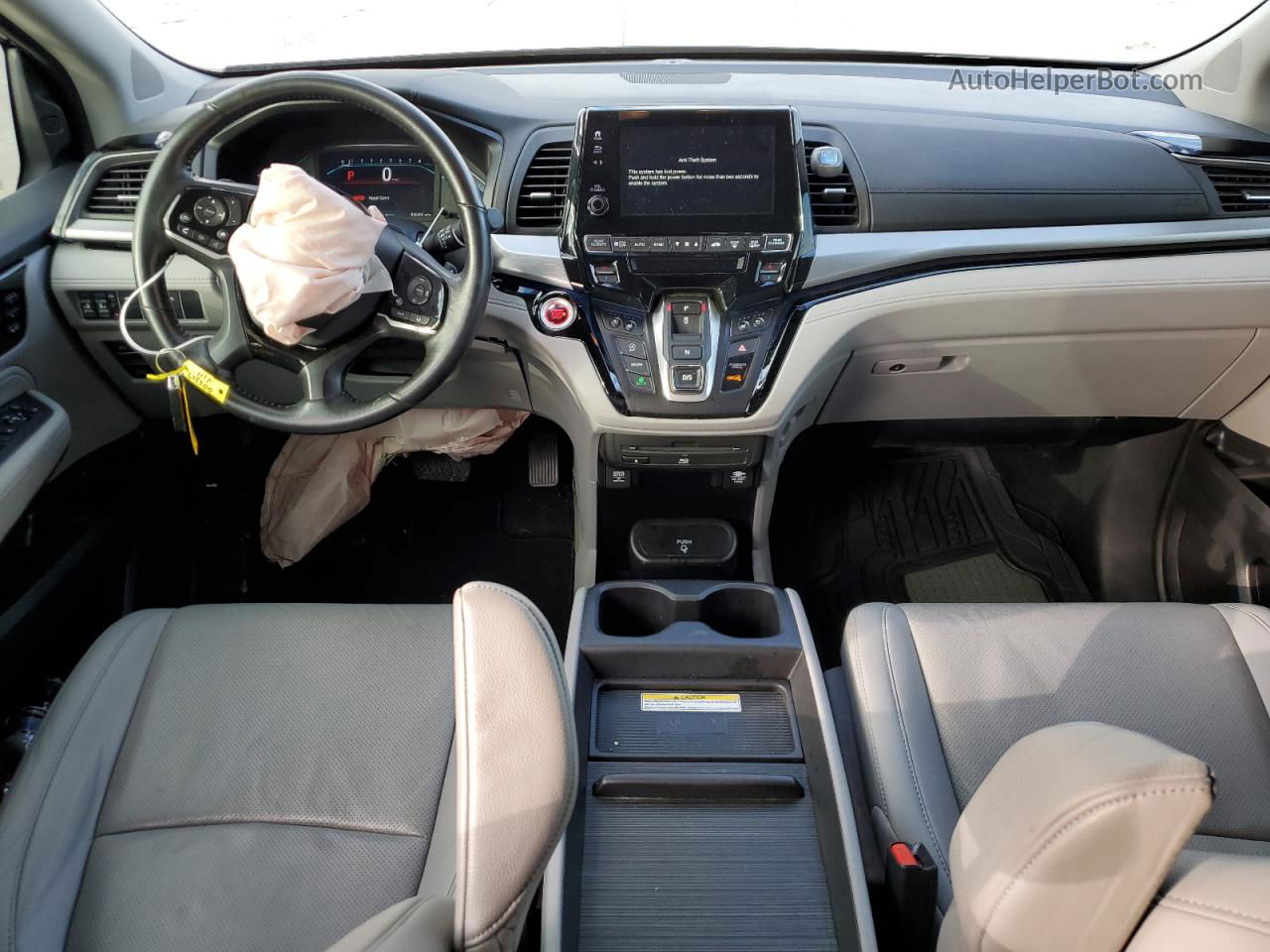 2019 Honda Odyssey Elite Синий vin: 5FNRL6H94KB006327