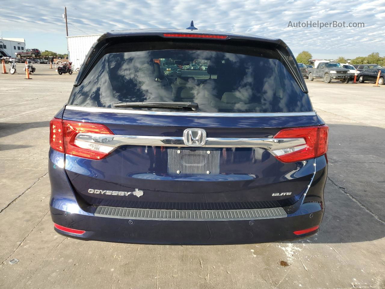 2019 Honda Odyssey Elite Blue vin: 5FNRL6H94KB006327