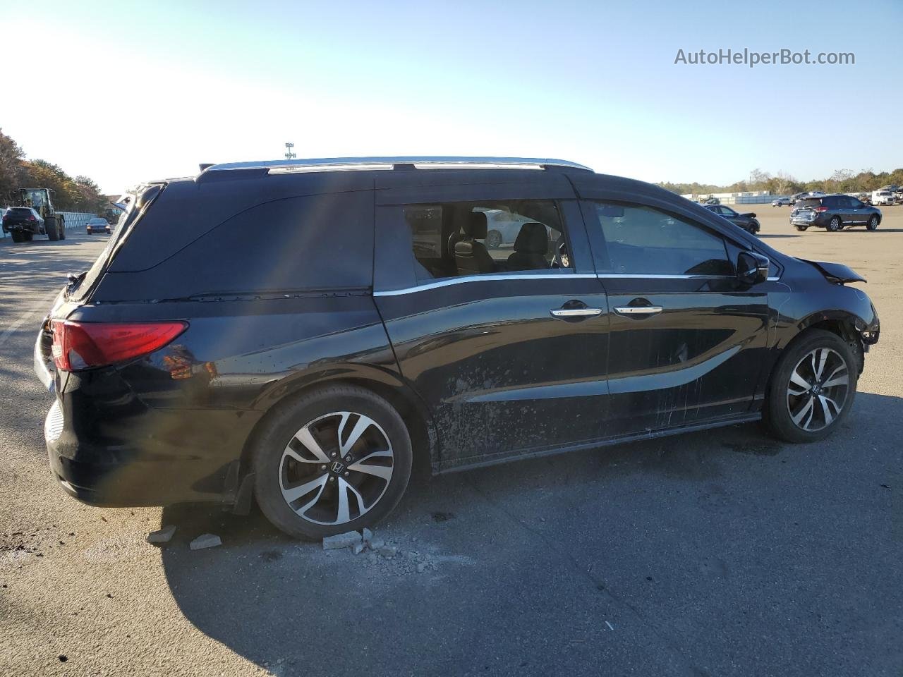 2019 Honda Odyssey Elite Black vin: 5FNRL6H94KB008613
