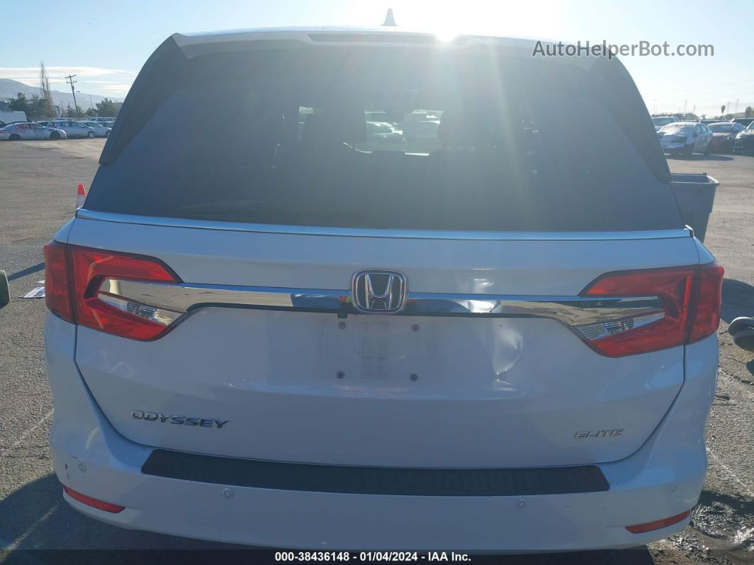 2020 Honda Odyssey Elite Белый vin: 5FNRL6H94LB070353