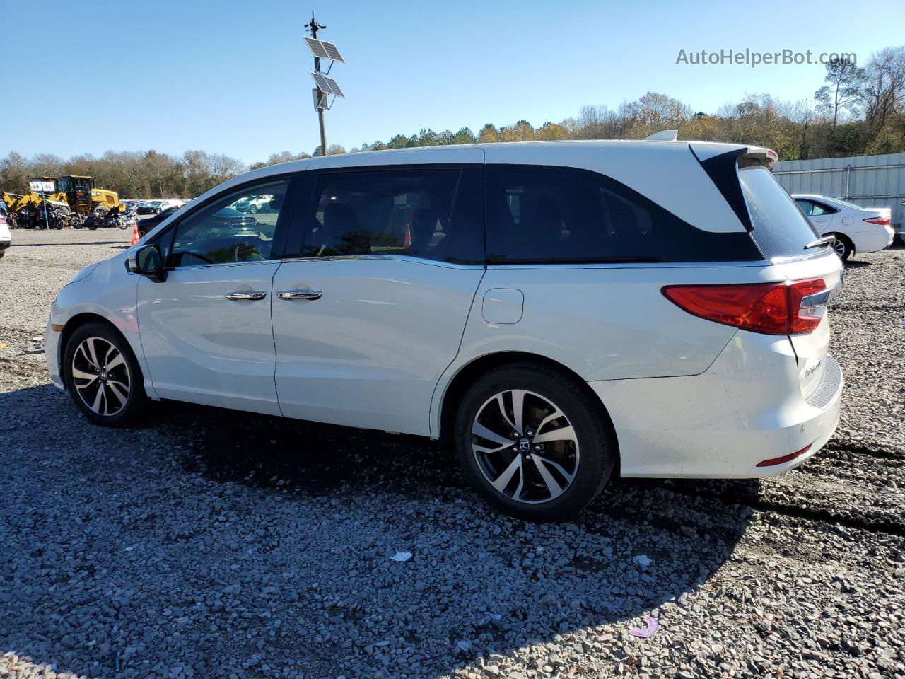 2019 Honda Odyssey Elite Белый vin: 5FNRL6H95KB036789