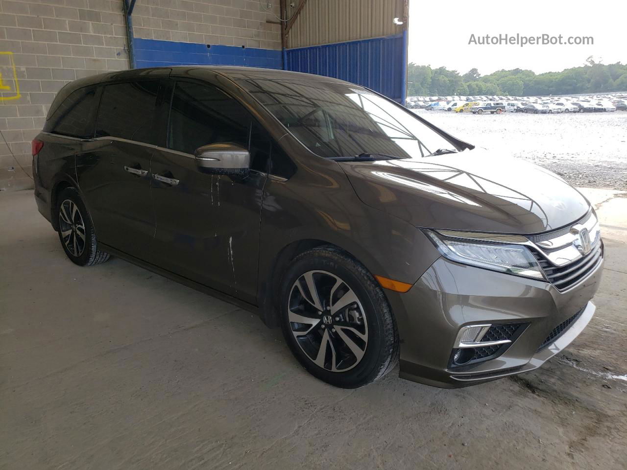 2019 Honda Odyssey Elite Tan vin: 5FNRL6H96KB004854