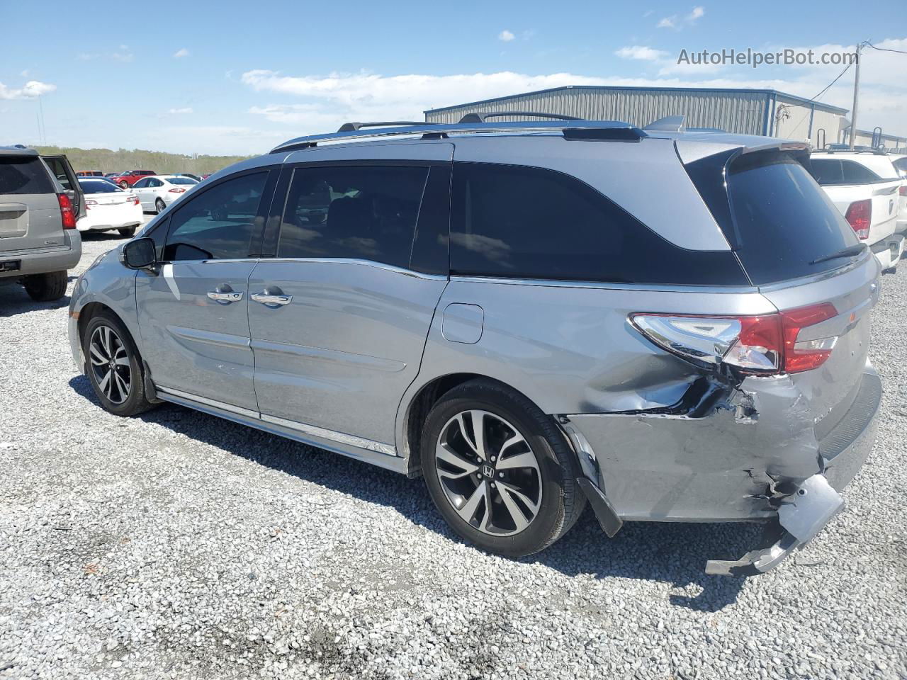 2019 Honda Odyssey Elite Silver vin: 5FNRL6H96KB039524