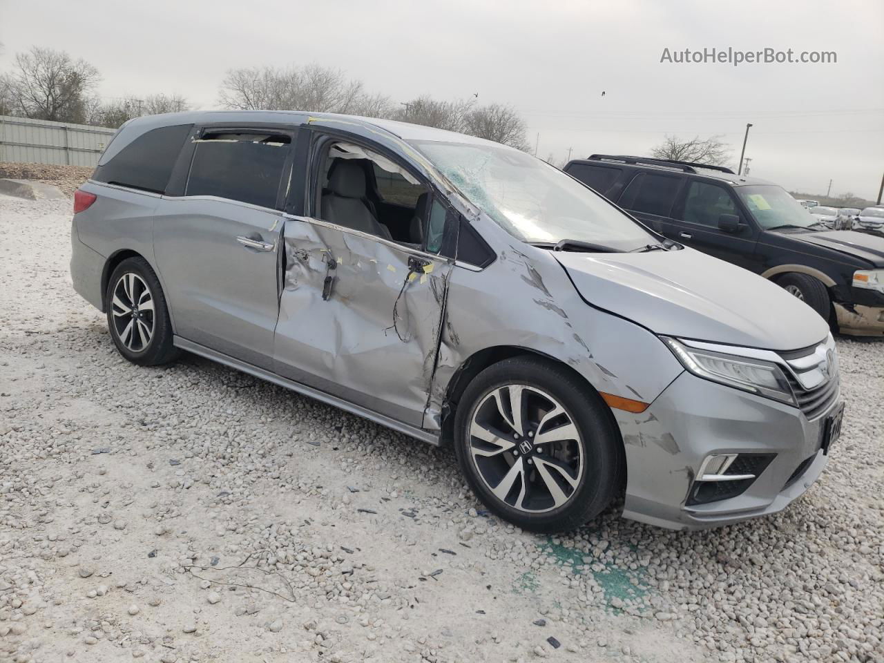 2020 Honda Odyssey Elite Серый vin: 5FNRL6H96LB051206